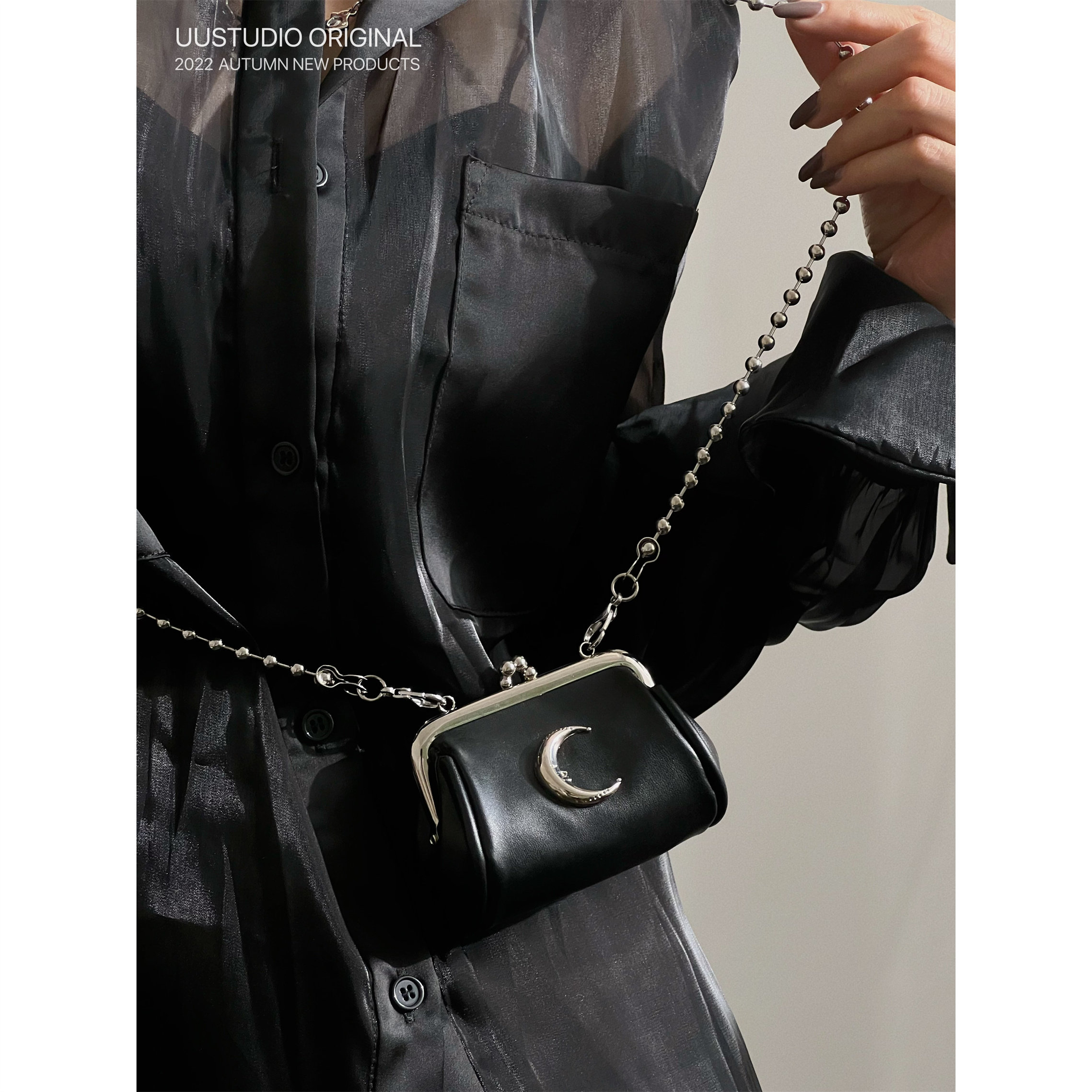 uustudio小众设计甜酷辣妹耳机包