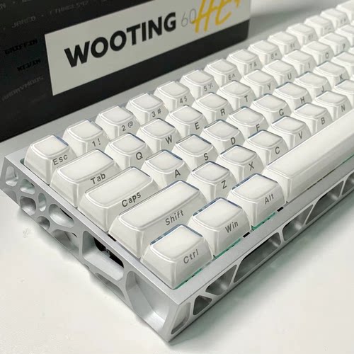XVX水晶果冻键帽侧刻机械键盘帽PC白色OEM高度wooting ev63客制化