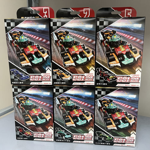 奇妙F1超级赛车6合1变形机器人