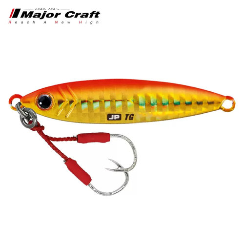 日本马牌MajorCraft铁板路亚饵JPTG海钓泛用饵钨钢远投速沉32-60g