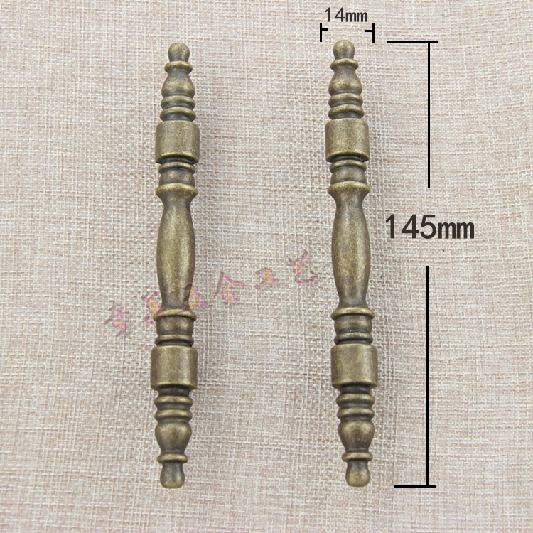仿古孔距76mm暗装柜门拉手