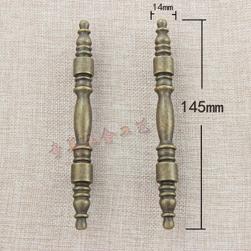 仿古孔距76mm暗装柜门拉手