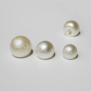 高档磨砂感珍珠扣子女连衣裙衬衣纽扣雪纺衫唐装旗袍盘扣装饰钮扣