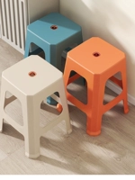 Пластиковый нескользящий стульчик для кормления домашнего использования, увеличенная толщина, 35см