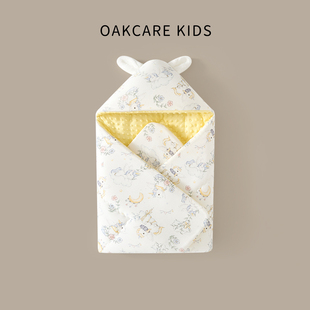 2025冬款 包被初生婴儿a类350克加厚外出保暖抱毯小月龄宝宝超洋气