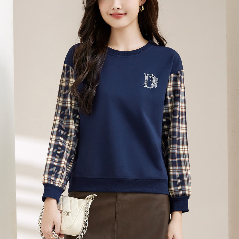 春秋卫衣长袖t恤女2025新款时尚休闲内搭打底衫宽松外穿上衣女潮