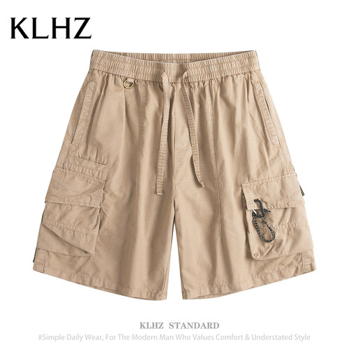 KLHZ潮牌新款工装短裤男生