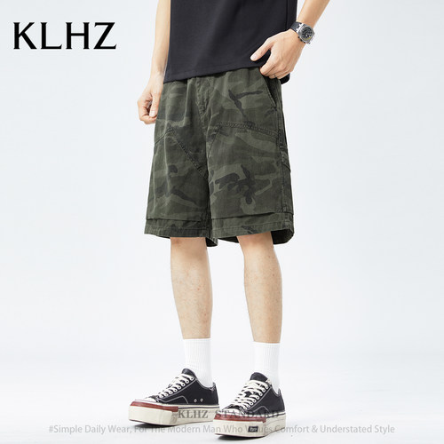 KLHZ潮牌新款短裤男生