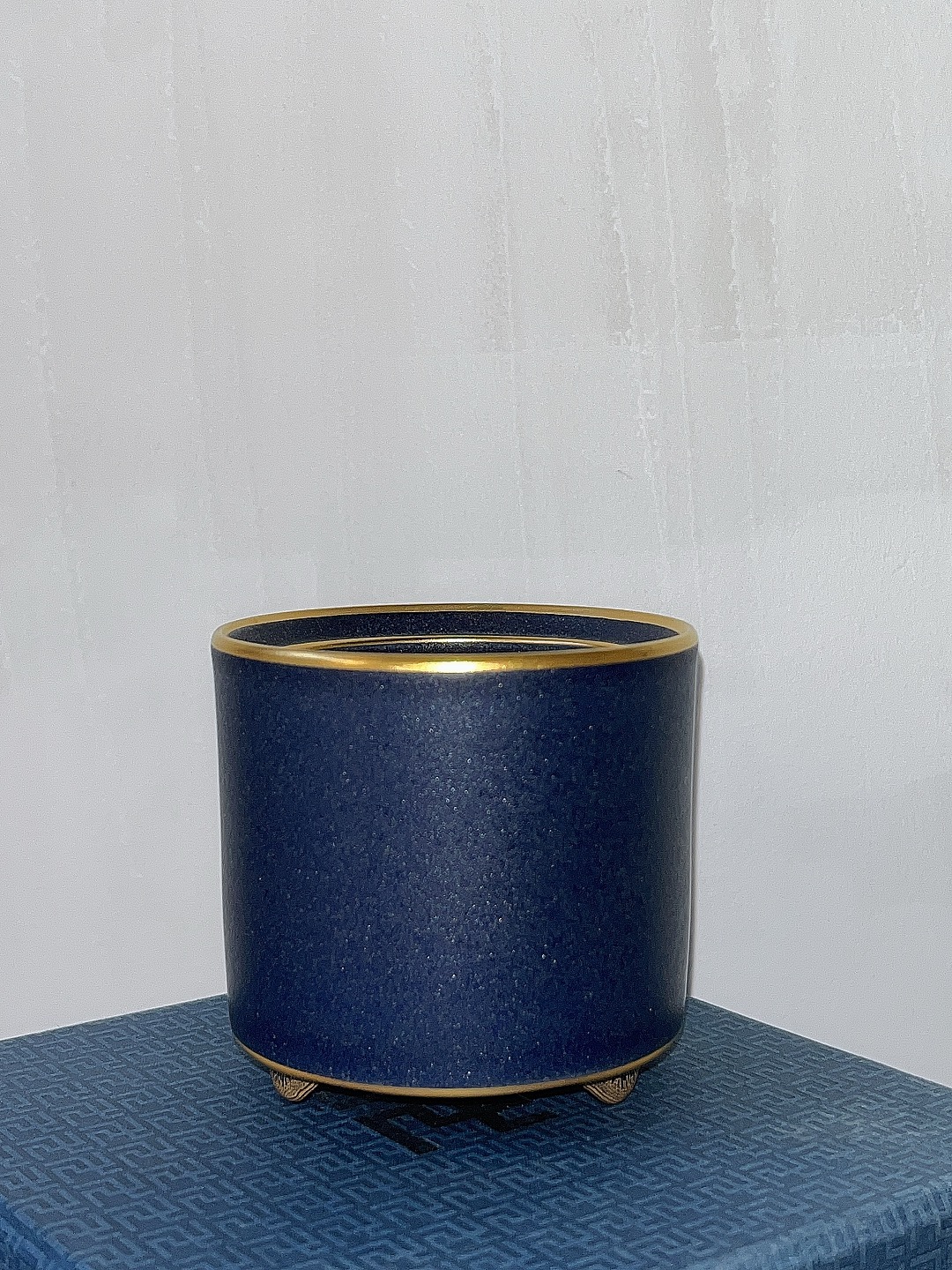 九段烧九段妙手 九段镇民款 限量珍藏银星釉宝相尊香炉 茶道配件