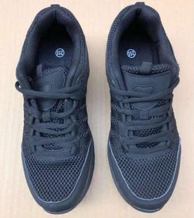 正品际华3537约旦小黑鞋夏季款网面款 黑色透气舒适跑步鞋