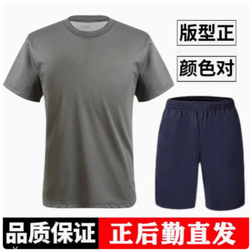 正品体能训练服套装男款夏季短袖上衣体能短裤t恤透气速干体能服