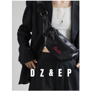 包包女2023新款Y2K小众设计时尚大容量百搭斜挎休闲黑色胸包腰包