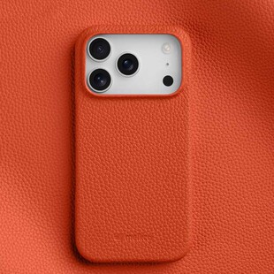 跨境新款适用苹果17Promax手机壳真皮16Pro磁吸支持MagSafe17半包边AIR保护套高级感商务手机壳