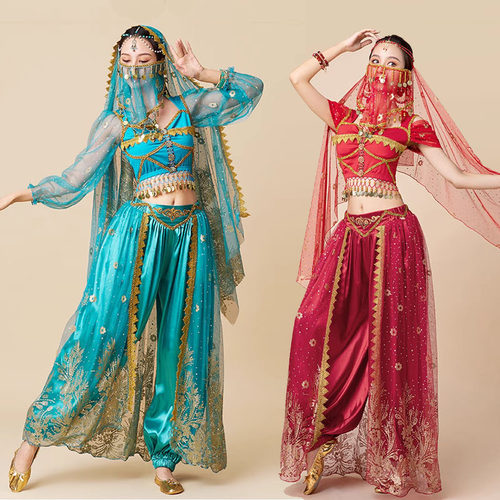 茉莉公主肚皮舞练功服