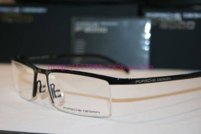 正品代购 保时捷 porsche p8129 c 黑色 钛 日本近视光学眼镜架