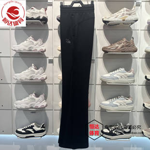 安踏ICONIC针织运动长裤休闲裤弹力动型科技微喇裤162618315