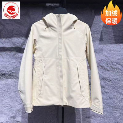 安踏冠军户外2025秋冬女拒水科技防水透湿冲锋衣两件套162540623