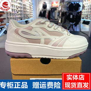 安踏晴风丨经典简约平底小白鞋女鞋低帮板鞋百搭运动鞋 122618034