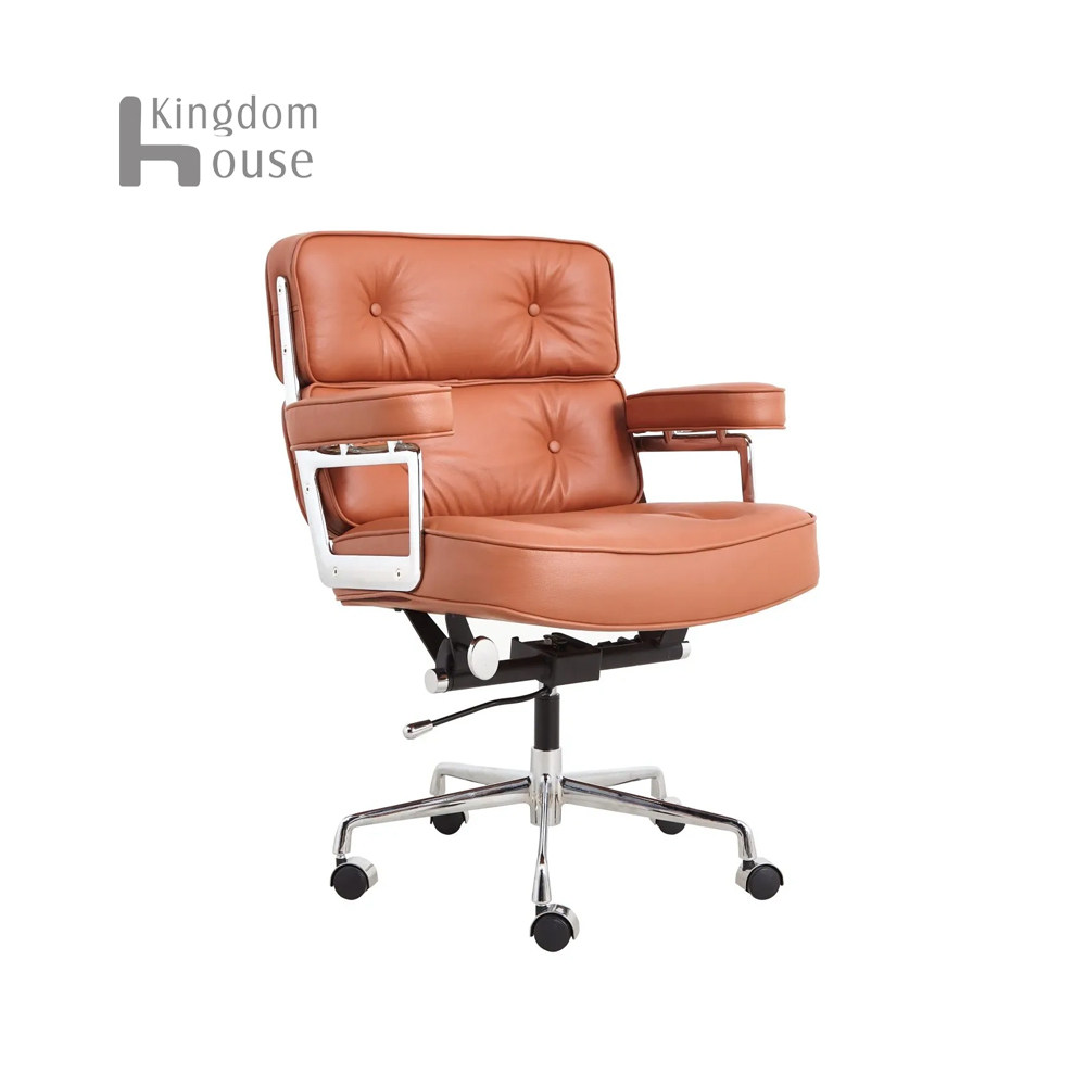 Eames lobby chair中古家用轻奢现代可旋转靠背休闲办公洽谈椅子