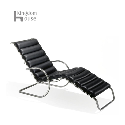 MR chaise lounge Chair包豪斯设计师躺椅原版复刻真皮午休斜躺椅