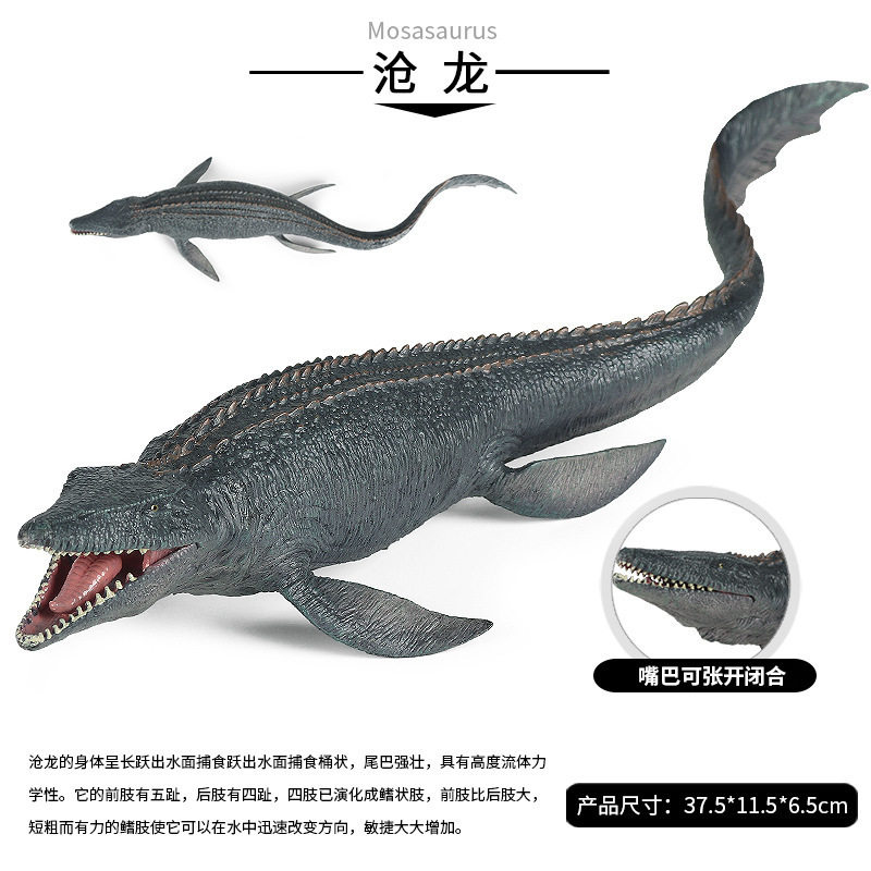 跨境认知仿真远古海洋沧龙玩具恐