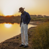 红风 TYPE1原色牛仔夹克LVC506丹宁阿美咔叽牛仔外套男机车牛仔衣