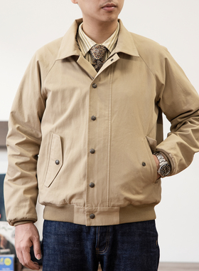 红风 哈灵顿G9机车夹克阿美咔叽美式复古工装防风哈林顿外套春款