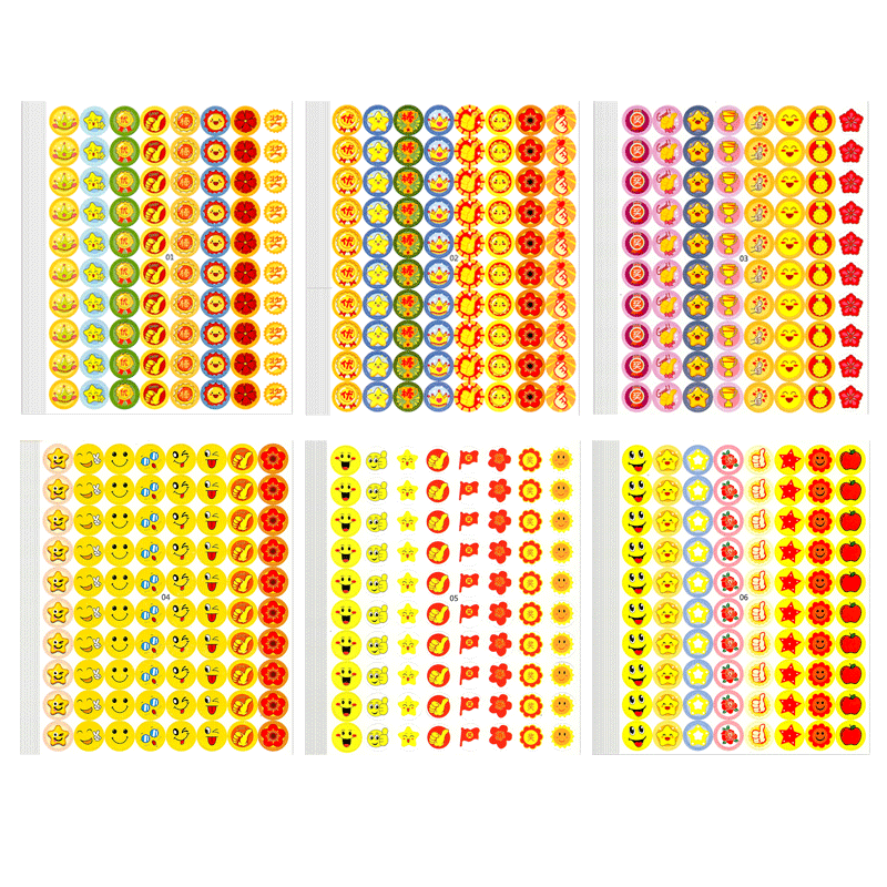 儿童奖励贴纸宝宝小红花可爱