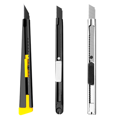 欧博尚美工刀手工刀加厚黑刃