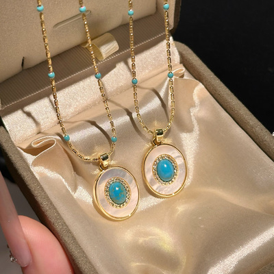 双层珍珠项链新中式叠戴