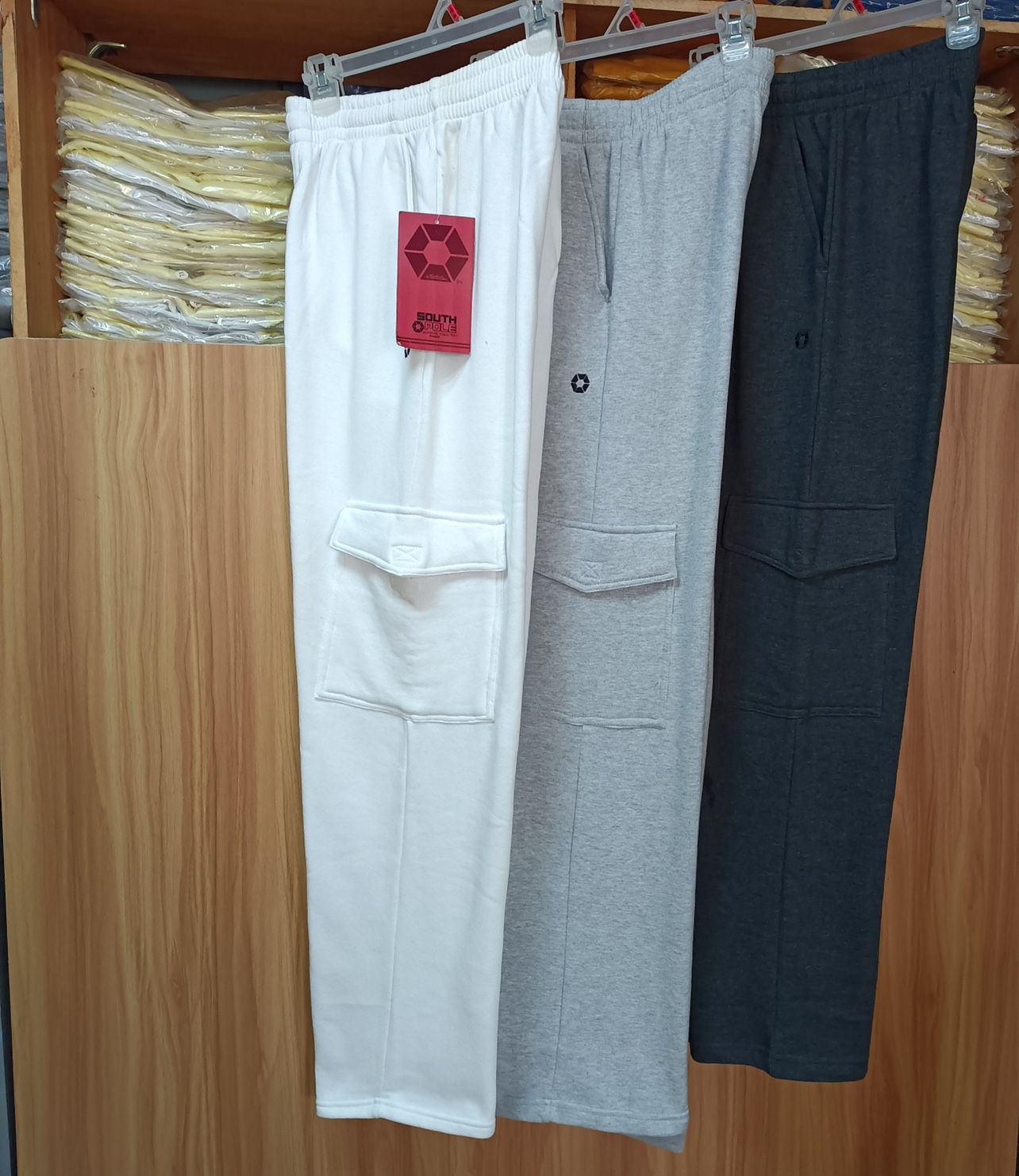 绝版美式嘻哈SOUTHPOLE加肥加大码宽松卫裤男女个性街舞运动裤