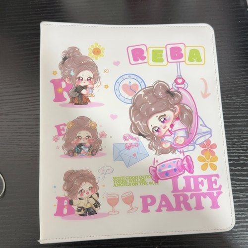 insA5软皮质活页拍立得照片专辑小卡明信片卡册定制满天星高颜值