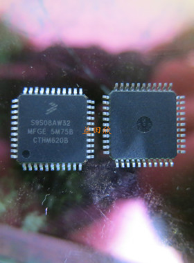 正品 S9S08AW32MFGE S9S08AW32E5MFGE MFGER  QFP44  现货直拍