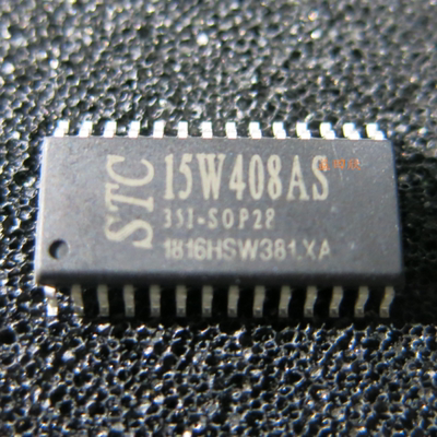 正品 STC15W408AS-35I-SOP28 单片机 STC15W408AS  15W408AS