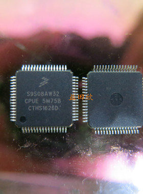 正品 S9S08AW32CPUE S9S08AW32E5CPUER CPUE QFP64 现货直拍
