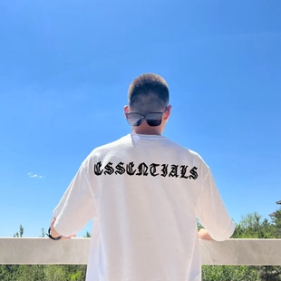 ESSENTLAIS FOGESS2026短袖t恤男女夏天潮牌美式嘻哈洛杉矶半袖