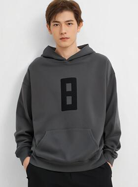 ESSENTLAIS FOGESS2025卫衣男女连帽秋冬季纯棉美式高街植绒8号