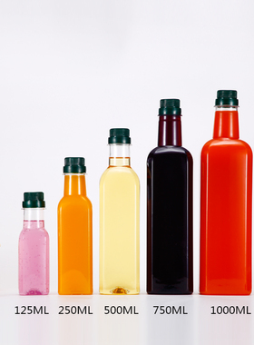 125ML250ML500ML750ML1000ML塑料空瓶加厚山茶油瓶橄榄油壶亚麻籽