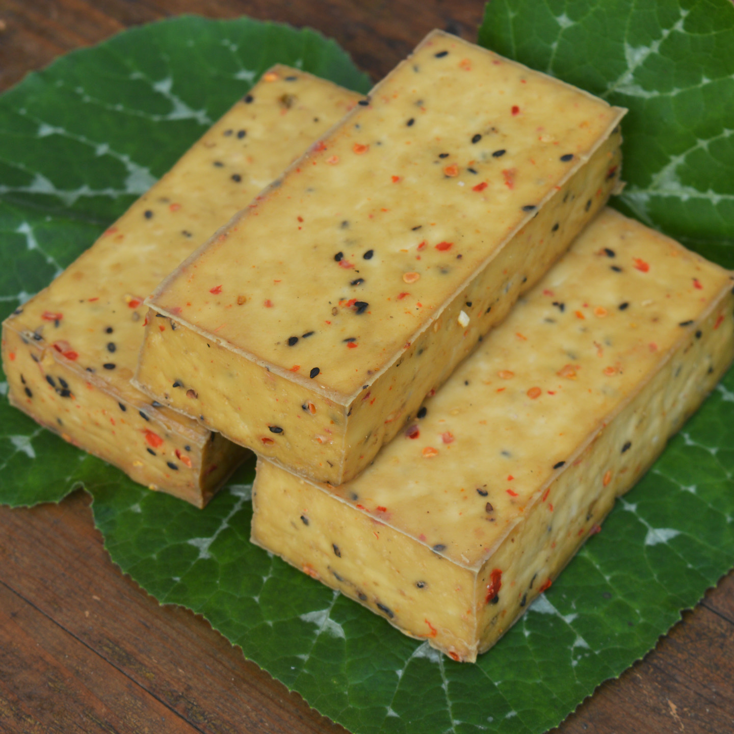 千岛湖特产腊豆腐黄豆制品干货鲜嫩香干农家手工淳安辣豆腐干3块