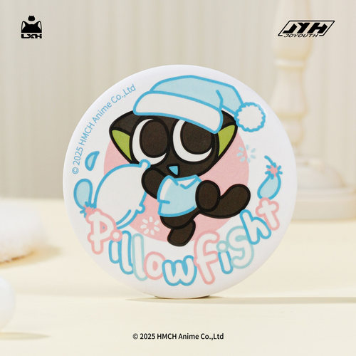 【新品预售】罗小黑战记2晚安喵-58mm徽章官方正版动漫周边