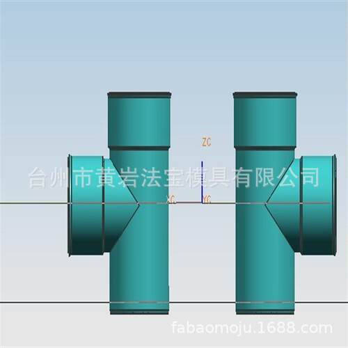 专业供应各种管件塑料模具/PVC管件模具/注塑模具加工