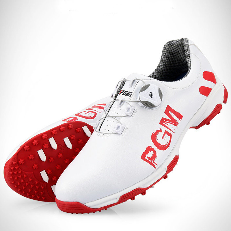 남성용 방수 극세사 가죽 골프화 미끄럼 방지 강화 발가락 통기성 편안함 땀 흡수 및 냄새 방지 운동화