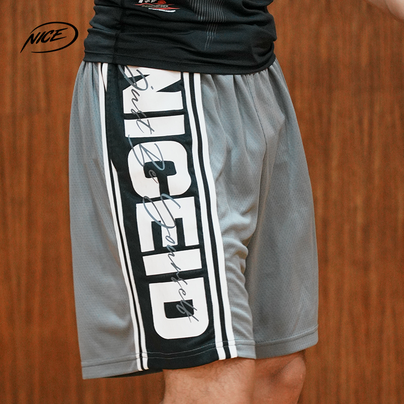 NICEID NICE美式篮球短裤网眼实战训练运动宽松透气五分裤