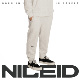 NICE 运动裤 春秋宽松直筒束脚长裤 NICEID 刺绣LOGO篮球训练裤