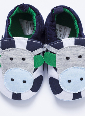 出口英国外贸ne-xt婴儿鞋0-3岁芝麻街宝宝学步鞋纯棉透气不掉鞋