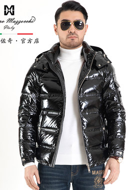 玛路服饰时尚连帽日常常规羽绒服