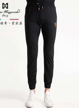 玛路男装/MAURO春夏吸湿耐皱弹力/休闲时尚束脚针织裤MK107303裤