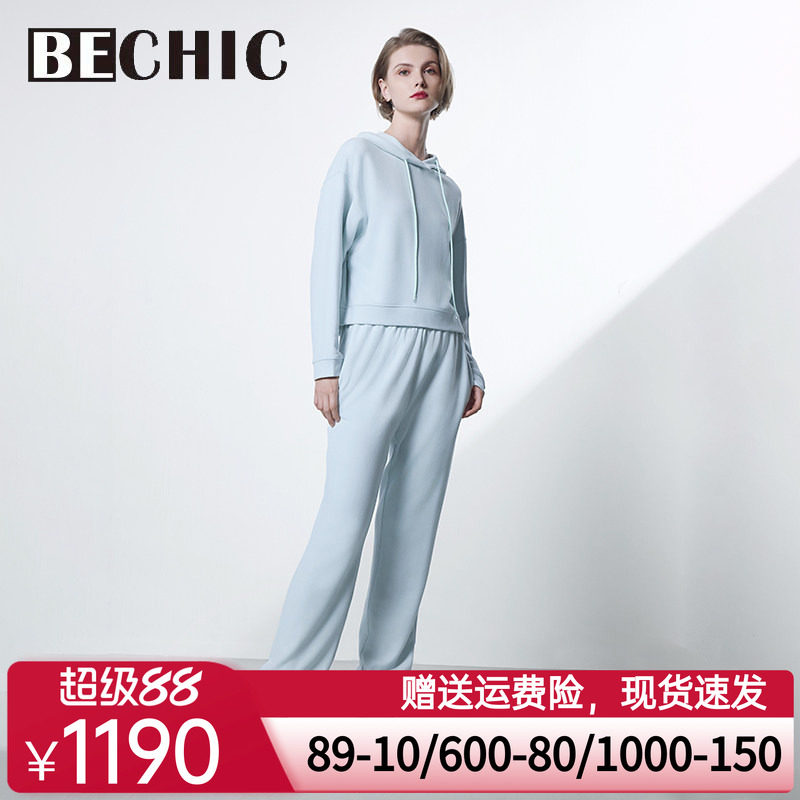 BeChic居家时光翻领分身家居套装BC46CR2