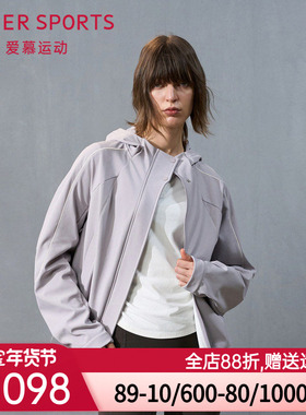 爱慕运动冬野24秋冬女士外穿带帽拉链暖壳微弹外套上衣AS144T53