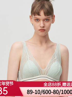爱美丽IMIS商场内衣女无托水波蕾丝大杯收副乳薄杯文胸IM17BIL2